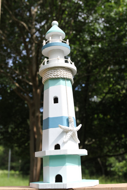 1- LIGHTHOUSE,Soft Beachy Hues,Coastal Home Decor,Tropical Decor,All Occasion Gifts, T1-SLH