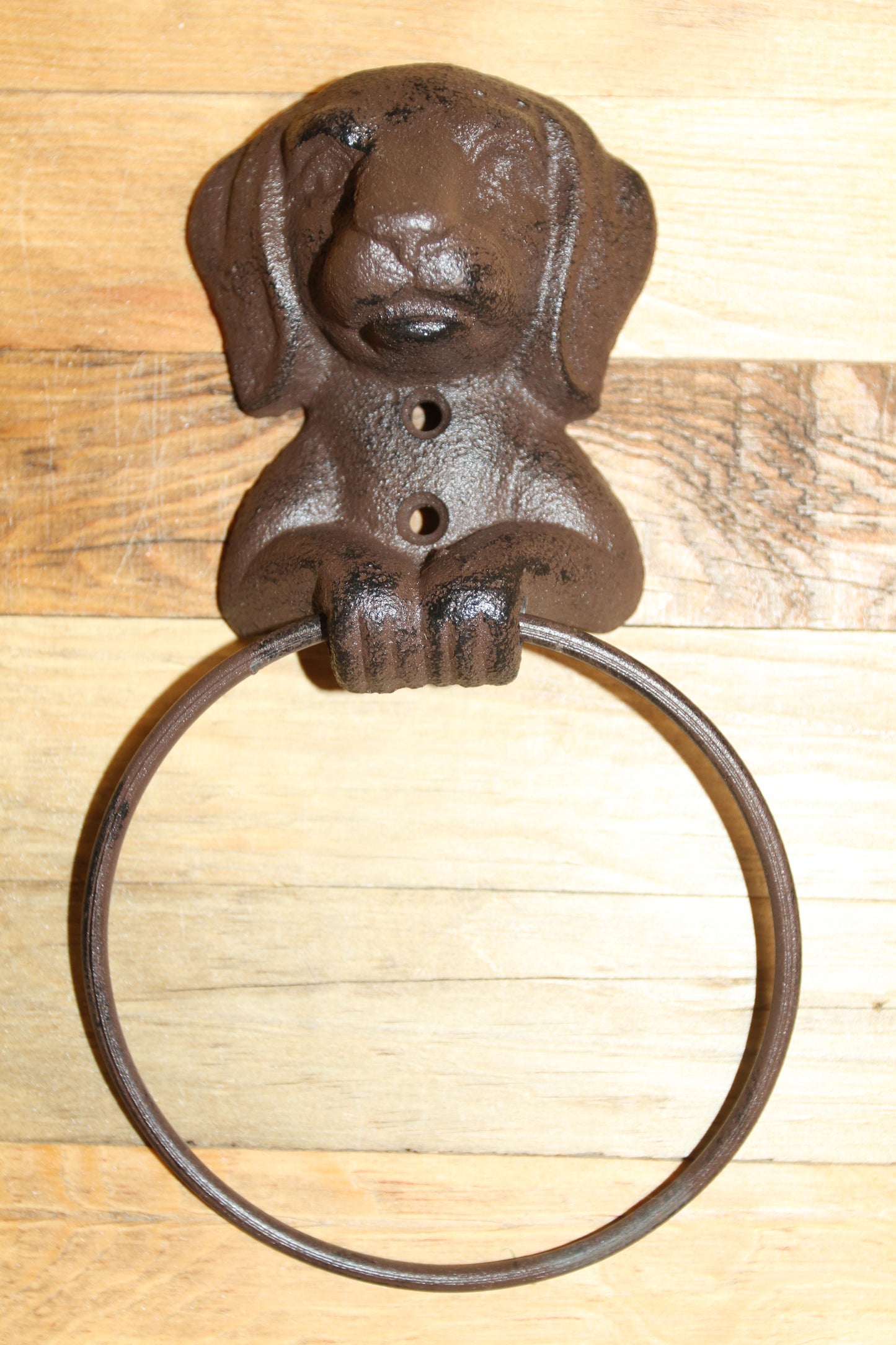 1-Heavy Towel Ring, HAPPY HOUND,Bathroom Accessory,Country Style,Gift,Kitchen Towel Holder,BA-HD1