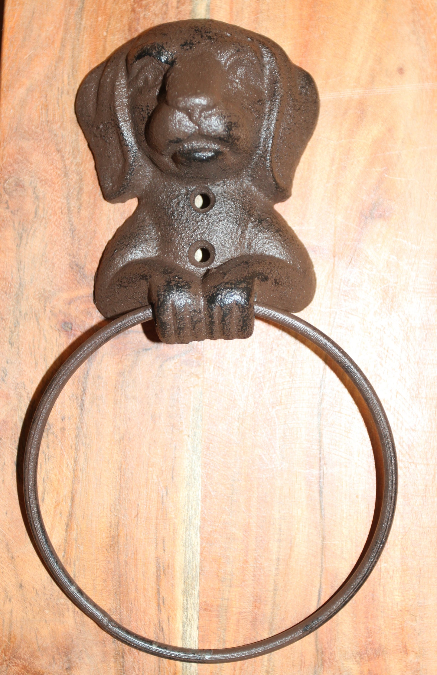 1-Heavy Towel Ring, HAPPY HOUND,Bathroom Accessory,Country Style,Gift,Kitchen Towel Holder,BA-HD1
