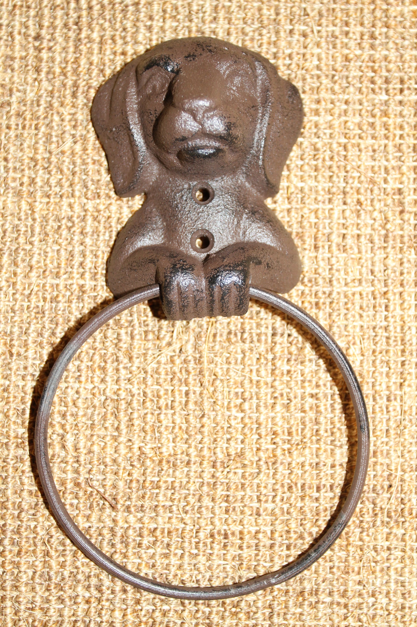 1-Heavy Towel Ring, HAPPY HOUND,Bathroom Accessory,Country Style,Gift,Kitchen Towel Holder,BA-HD1