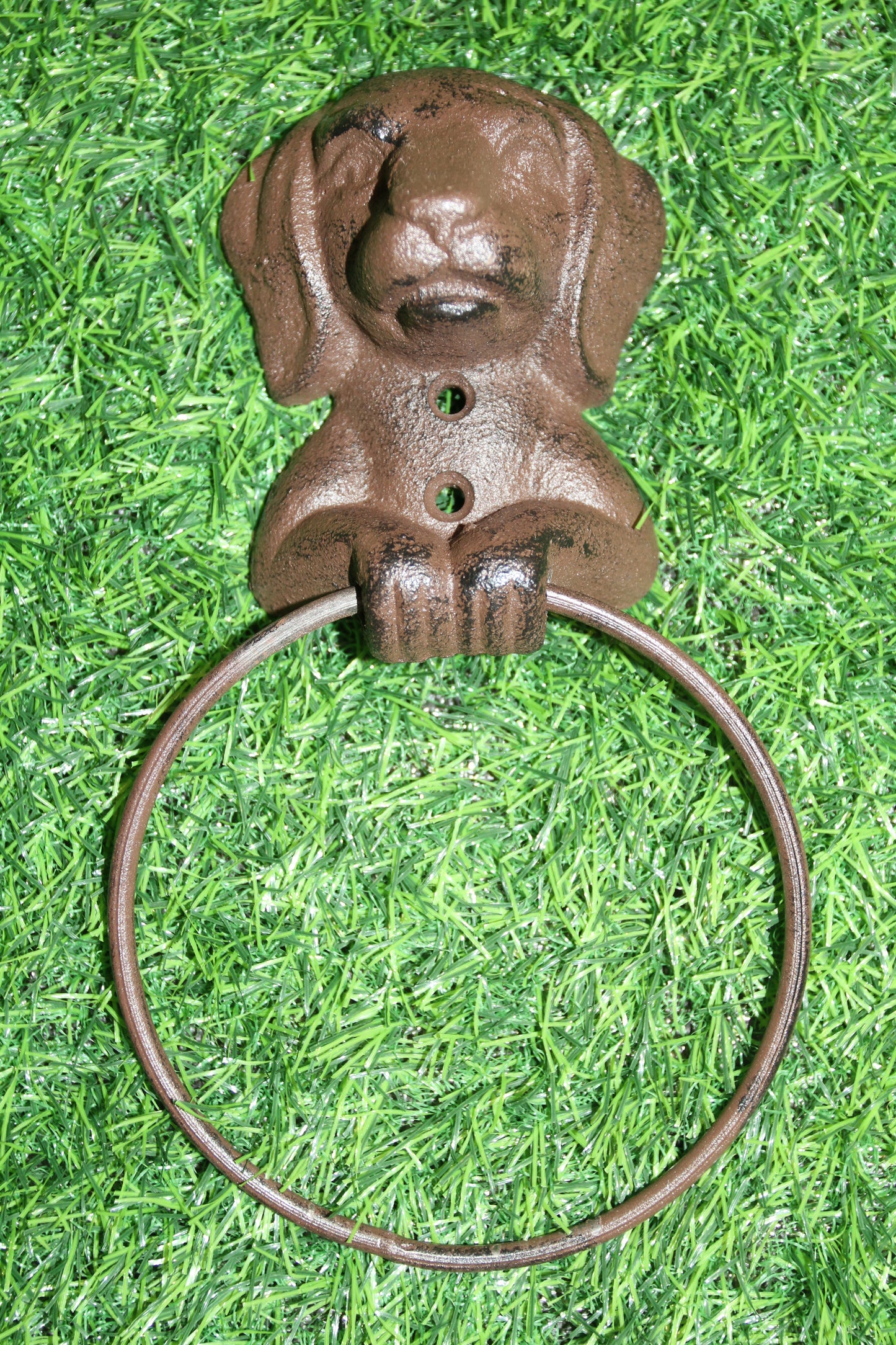 1-Heavy Towel Ring, HAPPY HOUND,Bathroom Accessory,Country Style,Gift,Kitchen Towel Holder,BA-HD1