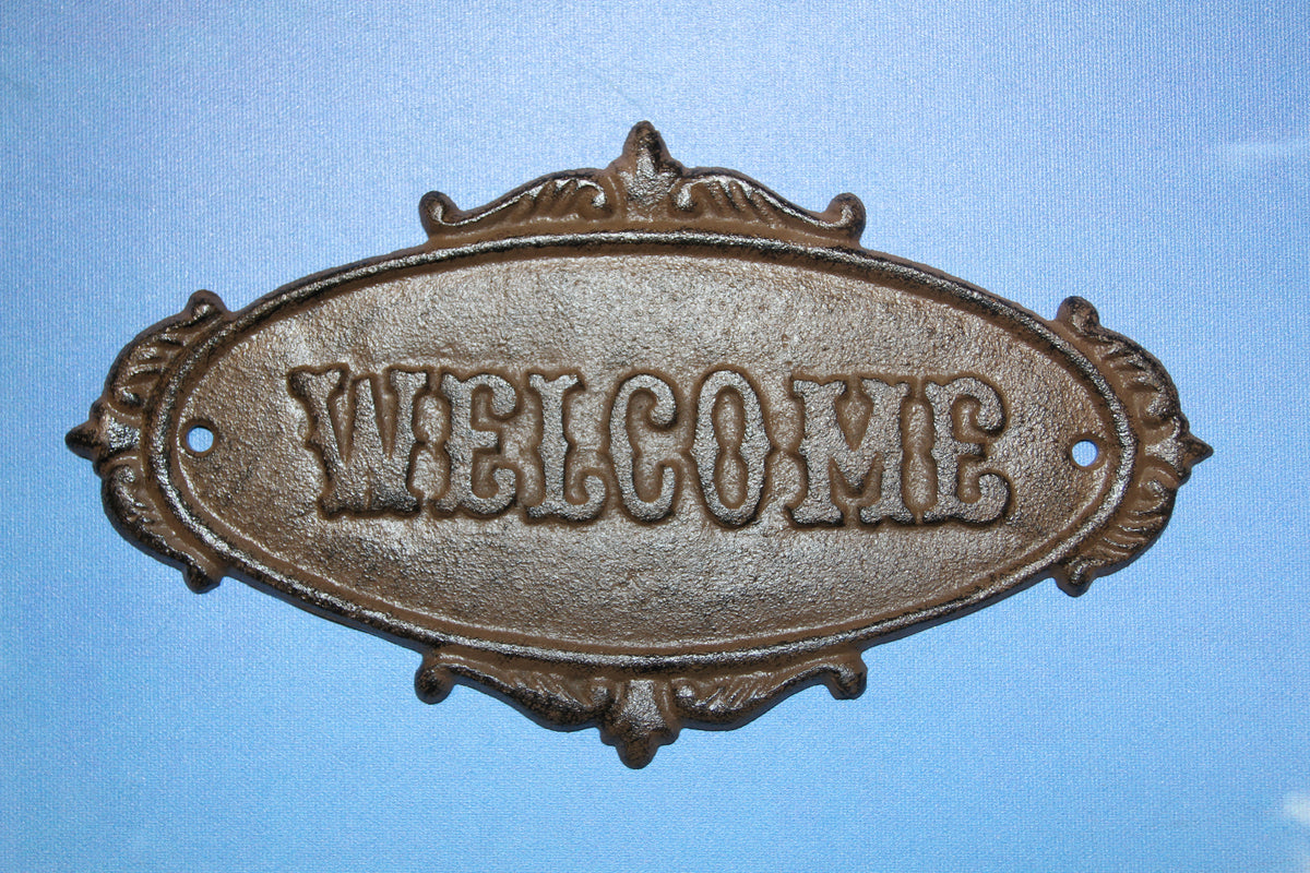 1-WELCOME PLAQUE,Garden Gate Sign,Cabin Entry Sign,Housewarming,Country Decor,Gifts,N-44