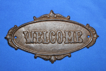 1-WELCOME PLAQUE,Garden Gate Sign,Cabin Entry Sign,Housewarming,Country Decor,Gifts,N-44
