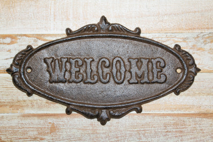 1-WELCOME PLAQUE,Garden Gate Sign,Cabin Entry Sign,Housewarming,Country Decor,Gifts,N-44