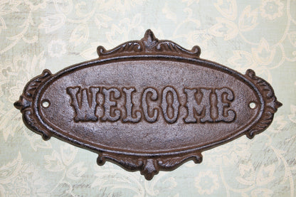 1-WELCOME PLAQUE,Garden Gate Sign,Cabin Entry Sign,Housewarming,Country Decor,Gifts,N-44