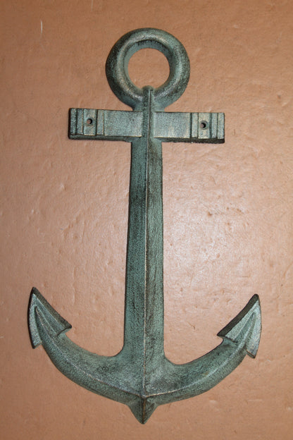 1-Monster Anchor Wall Plaque, Nautical Accent,Gifts,Beach Decor,Boating Decor,Ships Anchor,Bl-68