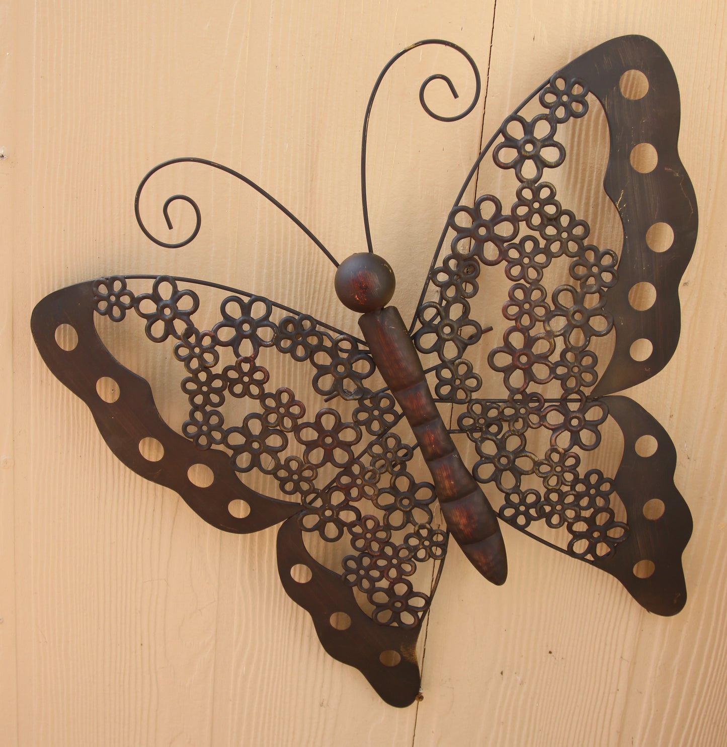 Giant Butterfly Wall Hanging- Yard Art- Country- Farmhouse- Home And Garden Decor- Christmas- Housewarming Gift Idea- Butterfly Decor