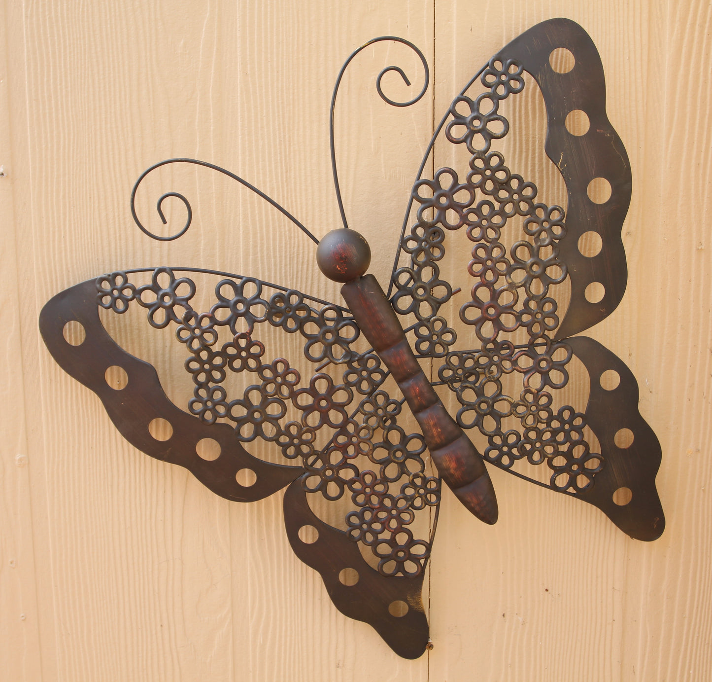 Giant Butterfly Wall Hanging- Yard Art- Country- Farmhouse- Home And Garden Decor- Christmas- Housewarming Gift Idea- Butterfly Decor