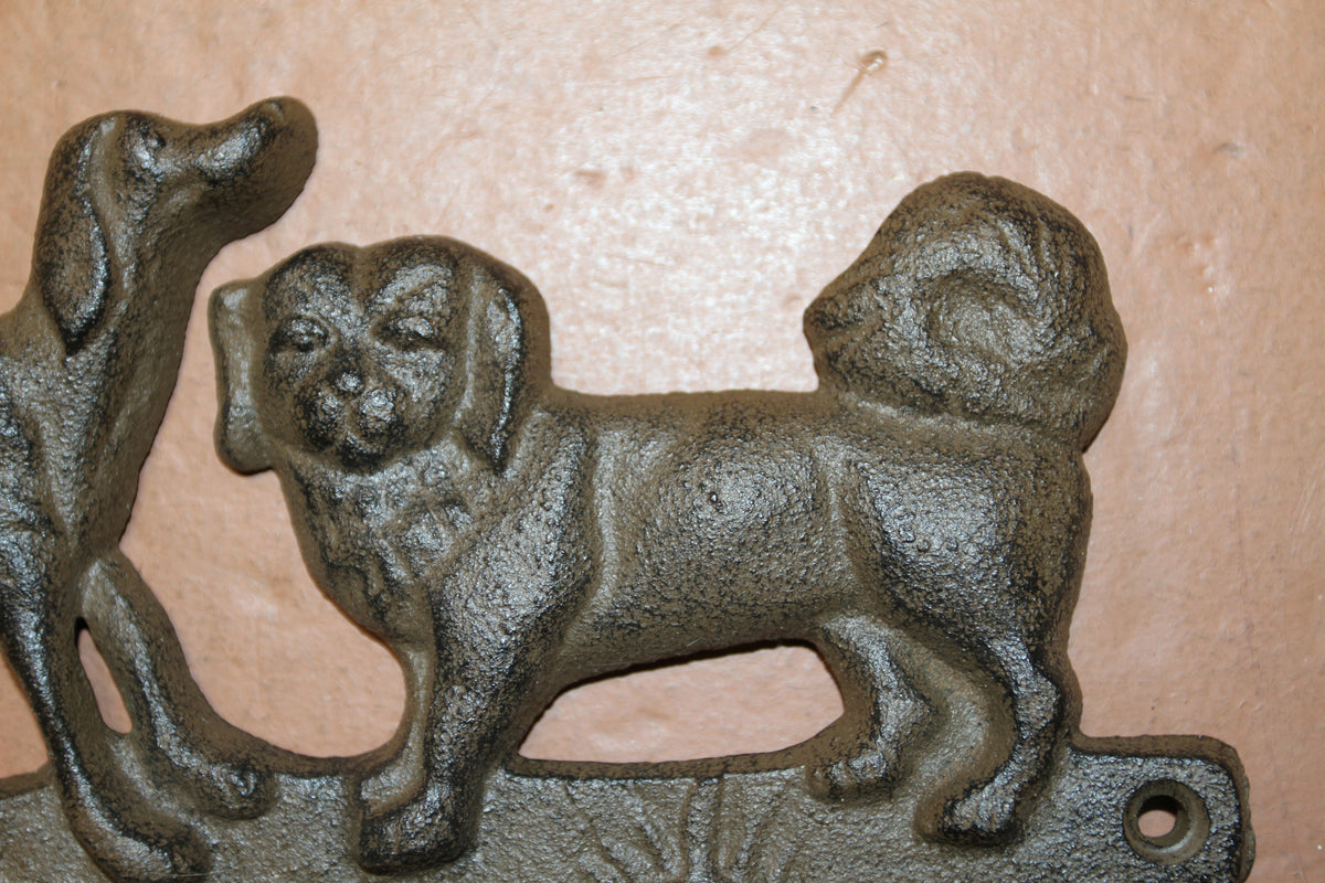 1-Wall Hook,DOGS,Leash Holder,Country Decor,All Occasion Gifts,4 Useful Hooks,H-124