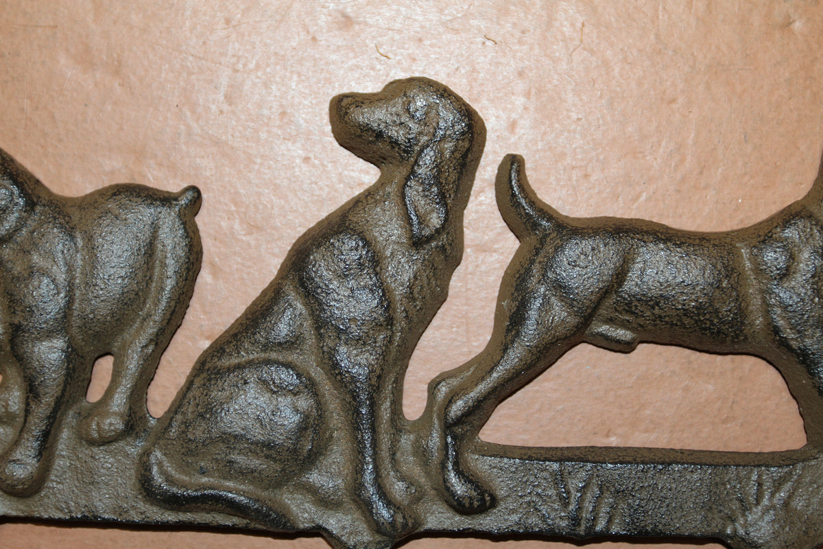 1-Wall Hook,DOGS,Leash Holder,Country Decor,All Occasion Gifts,4 Useful Hooks,H-124
