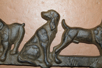 1-Wall Hook,DOGS,Leash Holder,Country Decor,All Occasion Gifts,4 Useful Hooks,H-124