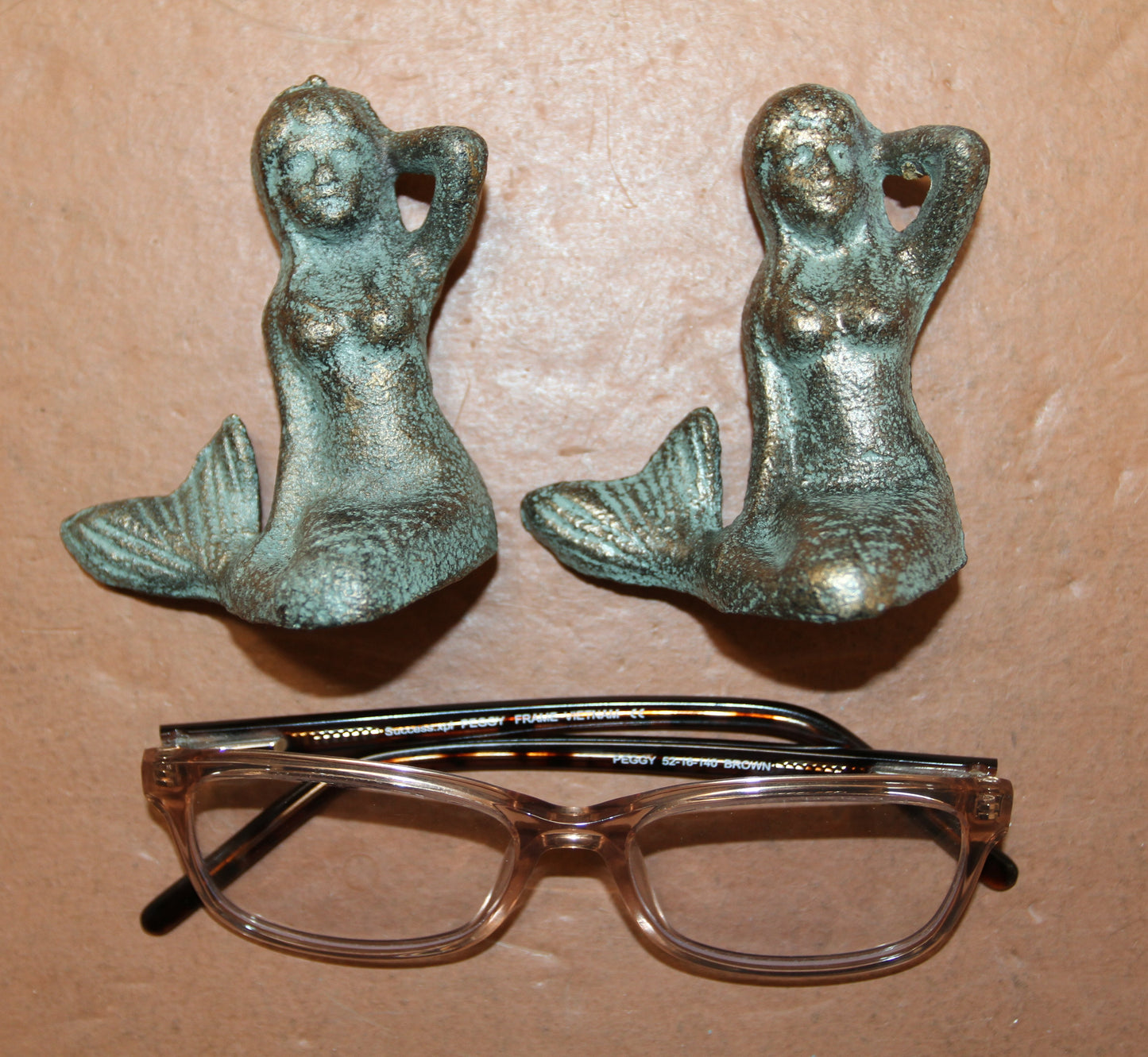 2-Adorable Solid Metal Freestanding MERMAID Figurines,Mtyhical,Folklore,GiftsN-55A