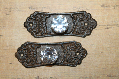 2-DRESSER PULLS,Refurbishing Supply,Bath And Kitchen Door Handles,Country Victorian Style,Gifts HW-55