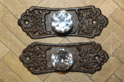 2-DRESSER PULLS,Refurbishing Supply,Bath And Kitchen Door Handles,Country Victorian Style,Gifts HW-55