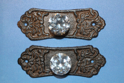 2-DRESSER PULLS,Refurbishing Supply,Bath And Kitchen Door Handles,Country Victorian Style,Gifts HW-55