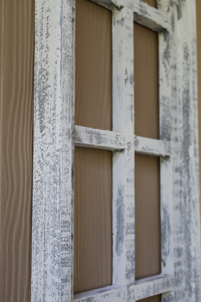 1-WOOD WINDOW FRAME,Wall Hanging,Craft Supply,Picture Frame,Housewarming Gift,W-1