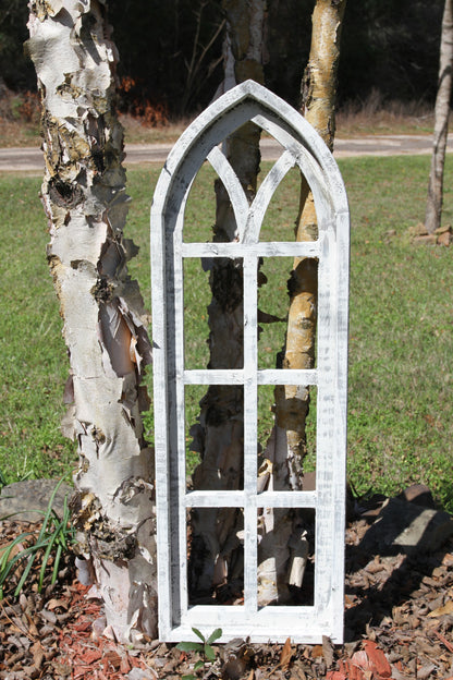 1-WOOD WINDOW FRAME,Wall Hanging,Craft Supply,Picture Frame,Housewarming Gift,W-1