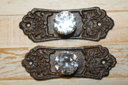 2-DRESSER PULLS,Refurbishing Supply,Bath And Kitchen Door Handles,Country Victorian Style,Gifts HW-55