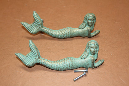 1-Mythical MERMAIDS,Beach Decor,Handles,Hardware,Dresser,Cabinets,Coastal Accents,Gifts,HW-54