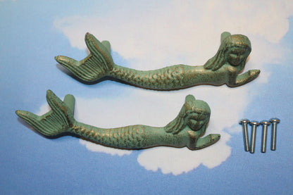 1-Mythical MERMAIDS,Beach Decor,Handles,Hardware,Dresser,Cabinets,Coastal Accents,Gifts,HW-54