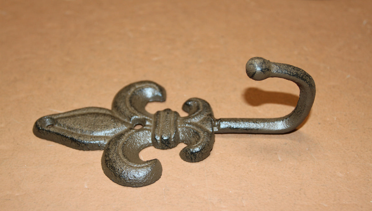 3pc-FLEUR DE LIS,2 Wall Hooks,Wall Plaque,New Orleans Style, Gifts,Country Decor,F-11,27