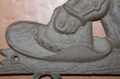 2 - Country Wall Hooks, Western Style Home Decor, Double Wall Hooks, Ranch Look, Gifts, W-7
