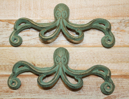 2-OCTOPUS Dresser Hardware,Drawer Pulls,Door Handles,Coastal Home Decor,Gifts,HW-53