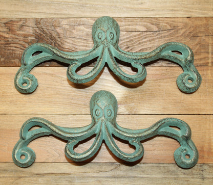 2-OCTOPUS Dresser Hardware,Drawer Pulls,Door Handles,Coastal Home Decor,Gifts,HW-53