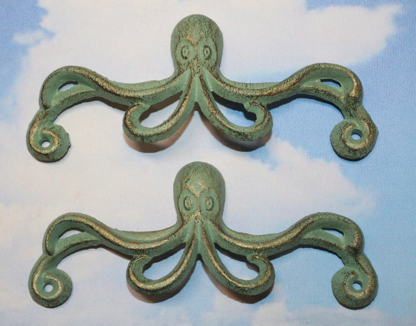 2-OCTOPUS Dresser Hardware,Drawer Pulls,Door Handles,Coastal Home Decor,Gifts,HW-53