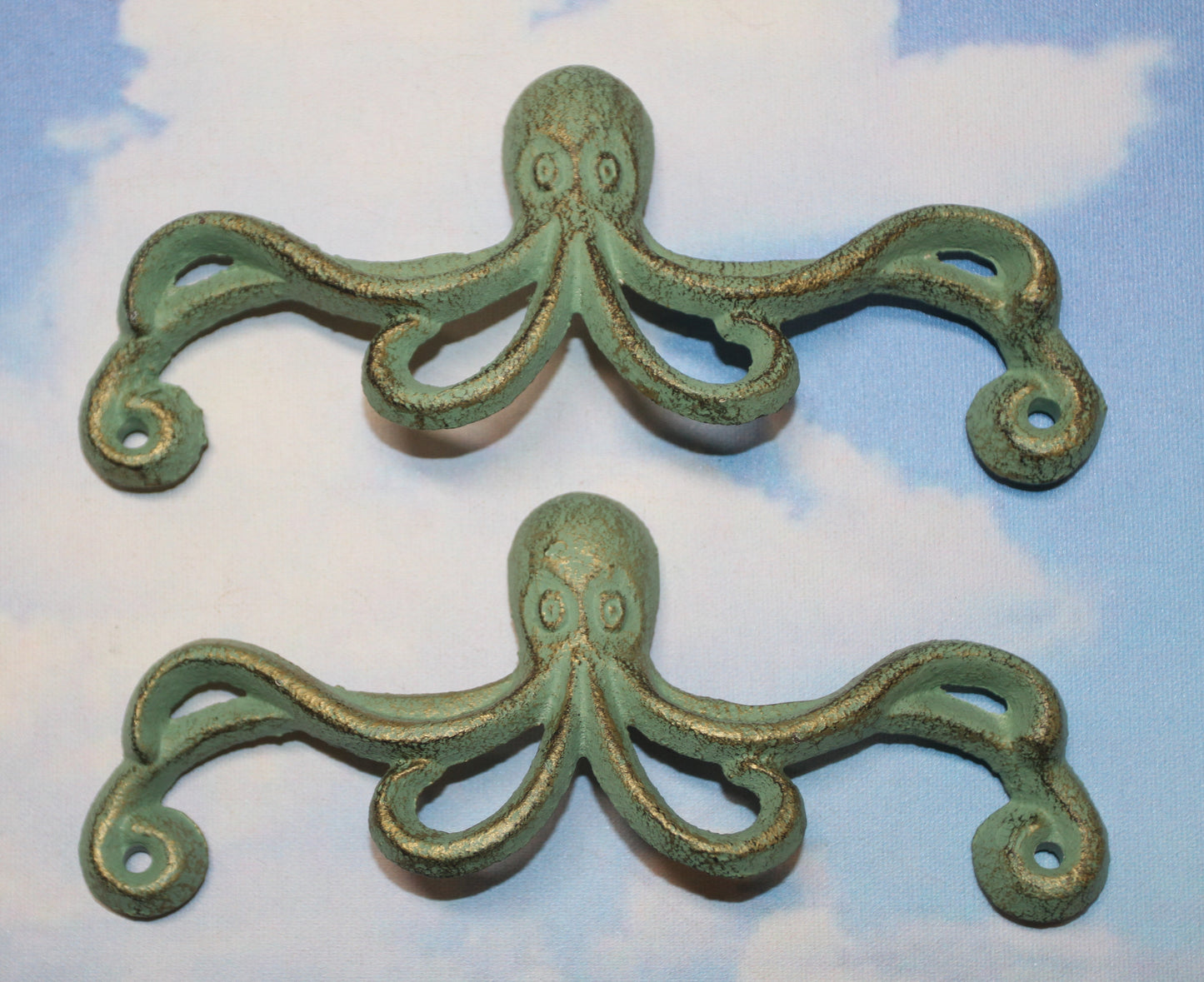2-OCTOPUS Dresser Hardware,Drawer Pulls,Door Handles,Coastal Home Decor,Gifts,HW-53