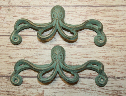 2-OCTOPUS Dresser Hardware,Drawer Pulls,Door Handles,Coastal Home Decor,Gifts,HW-53