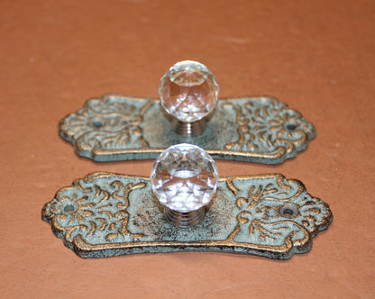 2-DRESSER PULLS,Refurbishing,Door Handles,Country Victorian Style,GiftsDoor,Drawer Hardware HW-56