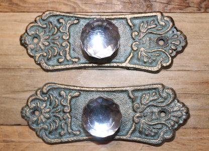 2-DRESSER PULLS,Refurbishing,Door Handles,Country Victorian Style,GiftsDoor,Drawer Hardware HW-56