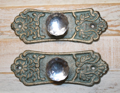 2-DRESSER PULLS,Refurbishing,Door Handles,Country Victorian Style,GiftsDoor,Drawer Hardware HW-56