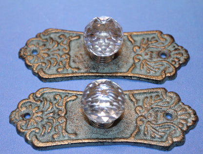 2-DRESSER PULLS,Refurbishing,Door Handles,Country Victorian Style,GiftsDoor,Drawer Hardware HW-56