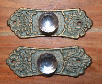 2-DRESSER PULLS,Refurbishing,Door Handles,Country Victorian Style,GiftsDoor,Drawer Hardware HW-56