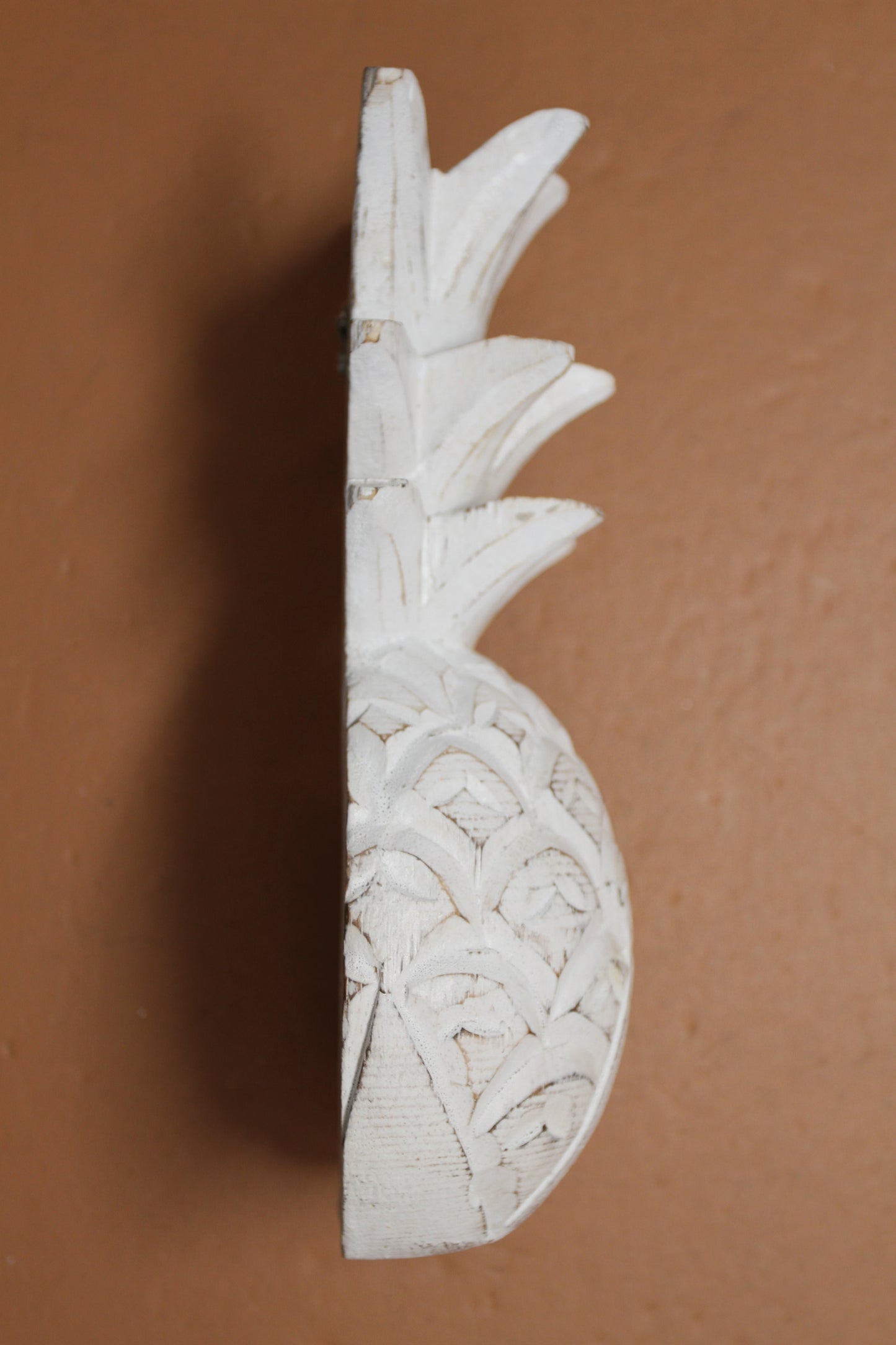 1 WALL HANGING,Half Cut Wood Pineapple,Bath Decor Kitchen Wall Decor,All Occasion Gifts,- T-
