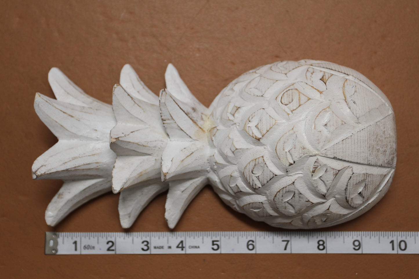 1 WALL HANGING,Half Cut Wood Pineapple,Bath Decor Kitchen Wall Decor,All Occasion Gifts,- T-