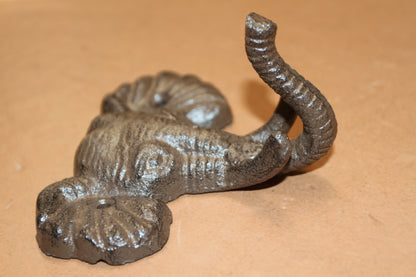 1-Elephant Wall Hooks,Nature Themed,Jungle Style,Country Decor,Hanging Storage,H-40