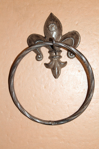 4pc FLEUR DE LIS Old World Bath Collection,New Orleans Style,Wall Hooks,Victorian Decor, F-2,3,13