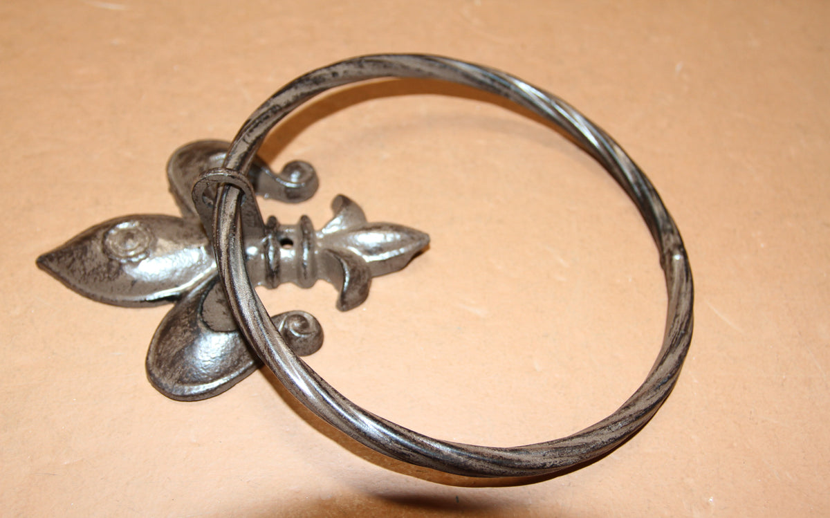 4pc FLEUR DE LIS Old World Bath Collection,New Orleans Style,Wall Hooks,Victorian Decor, F-2,3,13