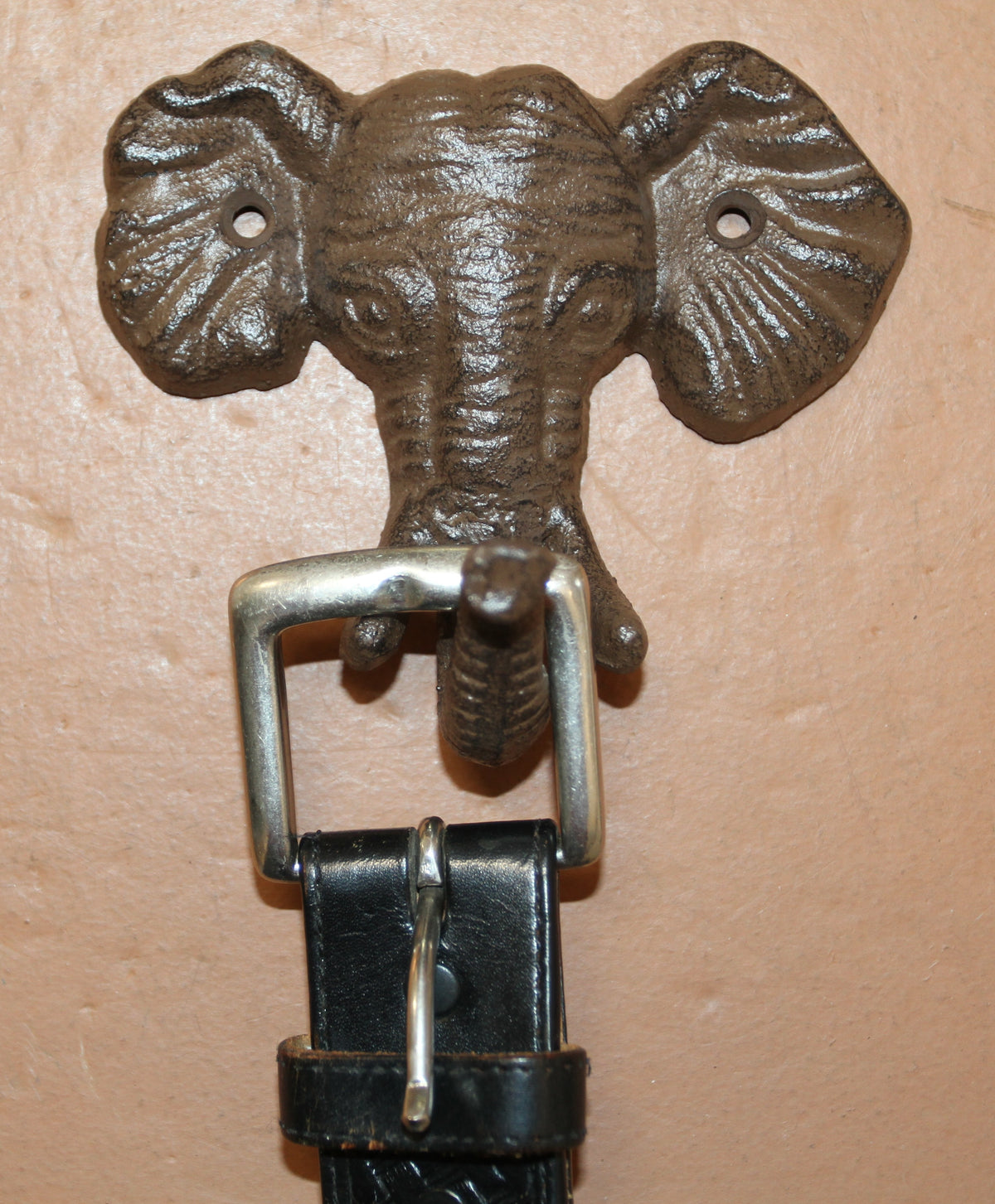 1-Elephant Wall Hooks,Nature Themed,Jungle Style,Country Decor,Hanging Storage,H-40