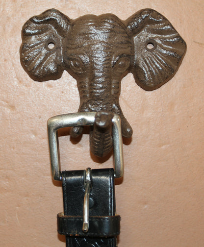 1-Elephant Wall Hooks,Nature Themed,Jungle Style,Country Decor,Hanging Storage,H-40