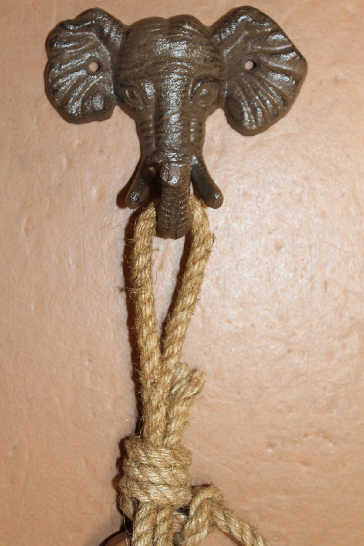 1-Elephant Wall Hooks,Nature Themed,Jungle Style,Country Decor,Hanging Storage,H-40
