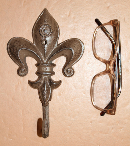 4pc FLEUR DE LIS Old World Bath Collection,New Orleans Style,Wall Hooks,Victorian Decor, F-2,3,13