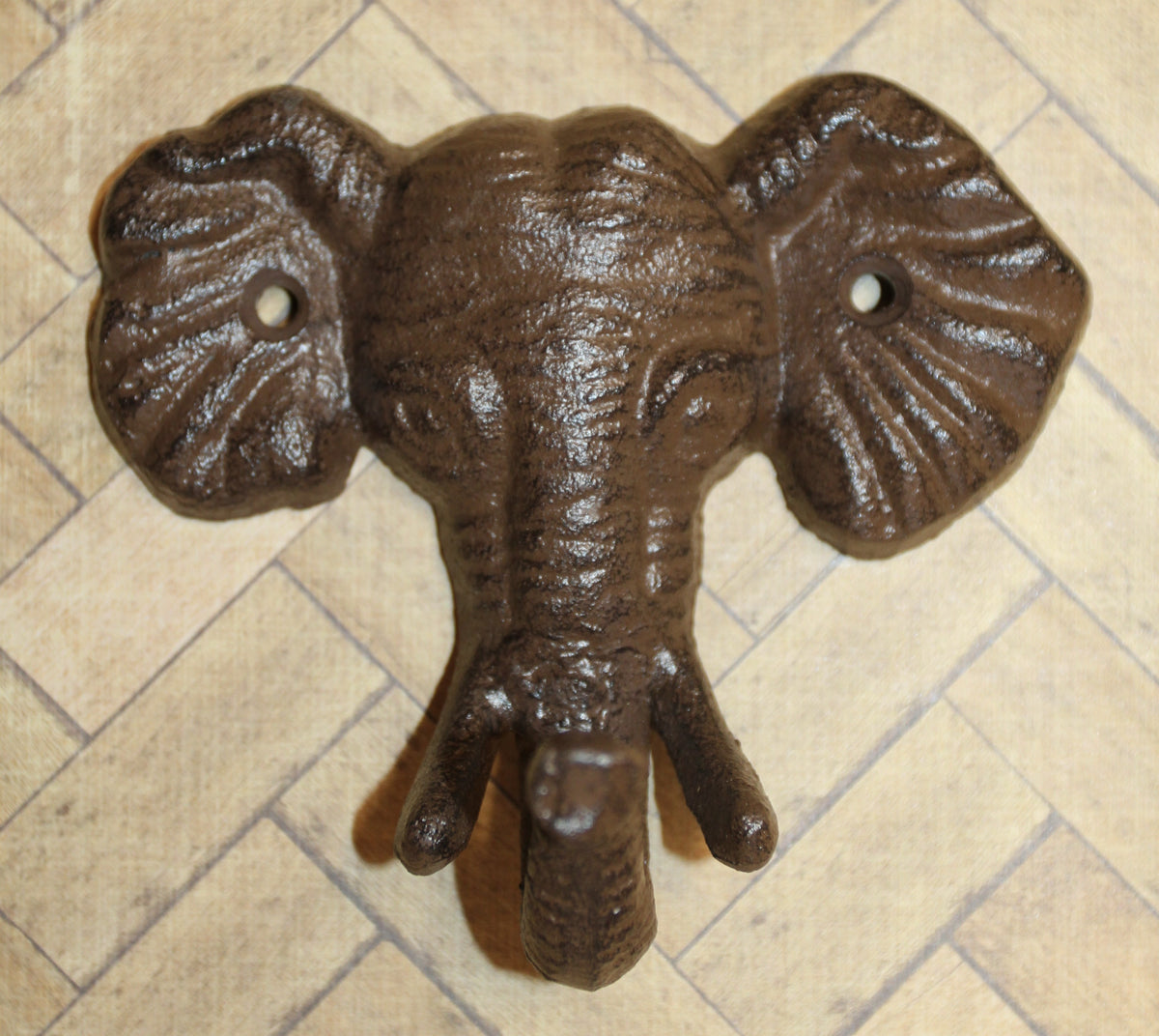 1-Elephant Wall Hooks,Nature Themed,Jungle Style,Country Decor,Hanging Storage,H-40