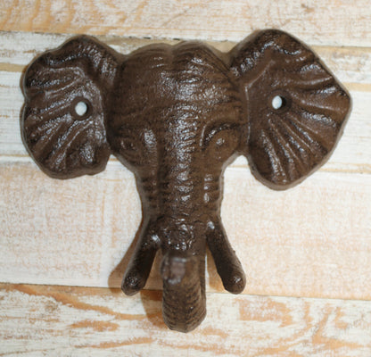 1-Elephant Wall Hooks,Nature Themed,Jungle Style,Country Decor,Hanging Storage,H-40