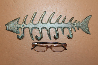 1 Large Hangry Fish Wall Hook, Fishing Decor,Country Style,Nature Theme,Gifts,BL-48