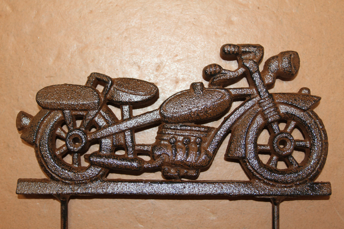 1-MOTORCYCLE,Large Double Wall Hook,Biker Theme,Shop Accents,Memorabilia,Gifts,H-41