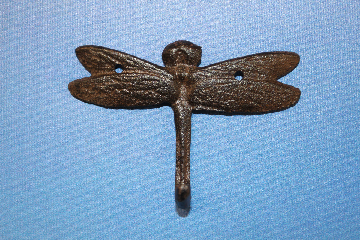 2-Medium DRAGONFLY Wall Hooks,Country Decor,Kitchen And Bath Accents,Gifts,H-120B